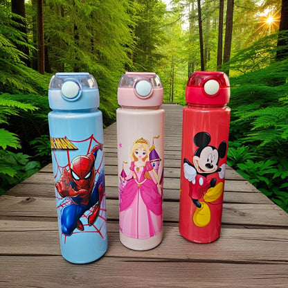UK-0924 Cartoon Printed BPA Free  Kids Sipper  Water Bottle