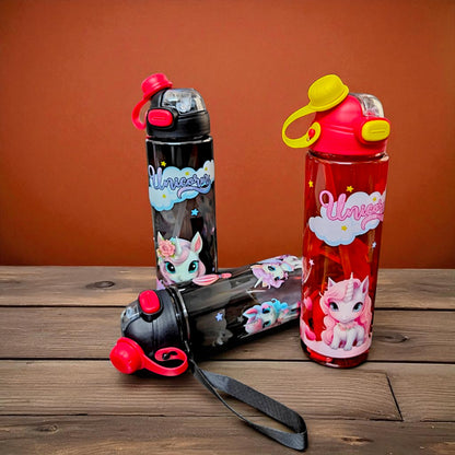 UK-0925 Cartoon Printed BPA Free  For Kids Water Bottle