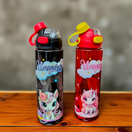 UK-0925 Cartoon Printed BPA Free  For Kids Water Bottle