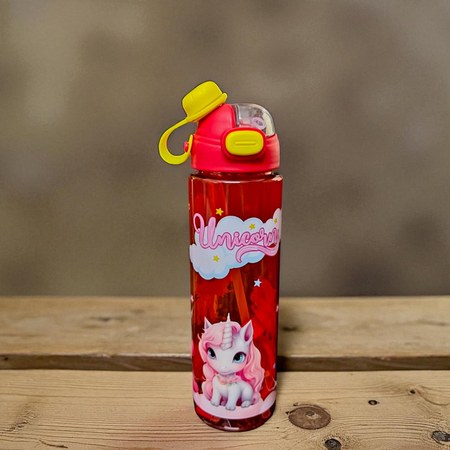 UK-0925 Cartoon Printed BPA Free  For Kids Water Bottle