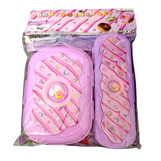 UK-0936 Lunch Box And Pencil Box Combo School Series