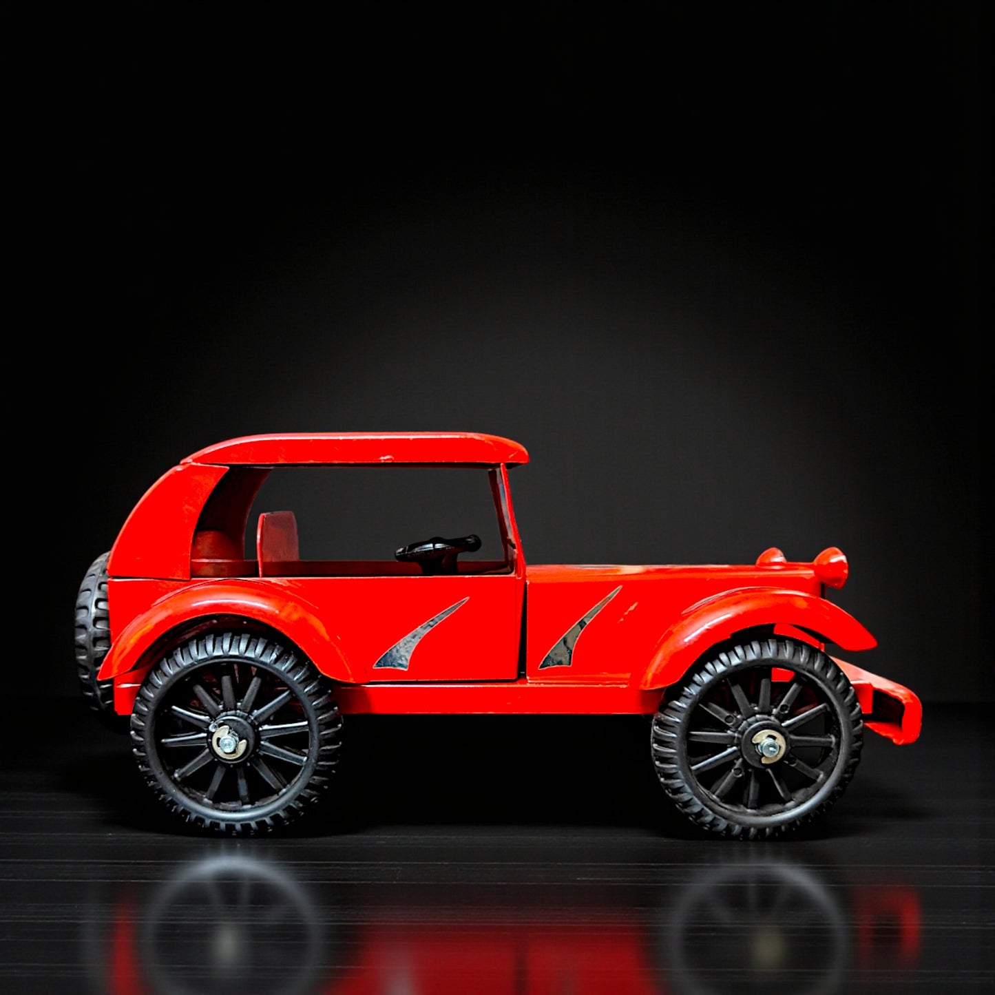 UK-1018 Vintage Metal CAR 10 INCH Big Unbreakable Full Metal Body CAR, Vintage CAR Toy Model Alloy Model Retro CAR Model Toy Vehicle Classic CAR Metal Vintage CAR
