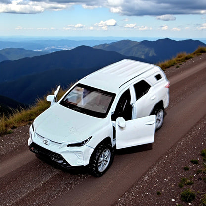 UK-1024 Fortuner Die-Cast Car Sturdy Metal Miniature Model Toy Vehicle for Kids Realistic Design with Smooth Action Premium Collectible Fortuner Toy Car