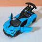 UK-1072 Bugatti Divo 1:32 Exclusive Alloy Metal Pull Back Die-cast Car Diecast Metal Pullback Toy car with Openable Doors & Light, Music Boys Gifts Toys for Kids