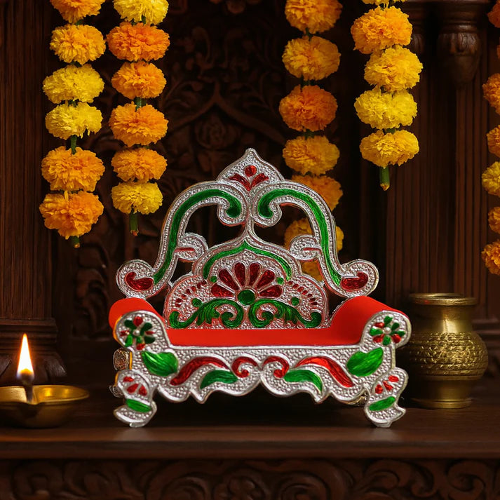 Decorative Singhasan For Laddu Gopal Krishna Ji Or Ganesha Idol