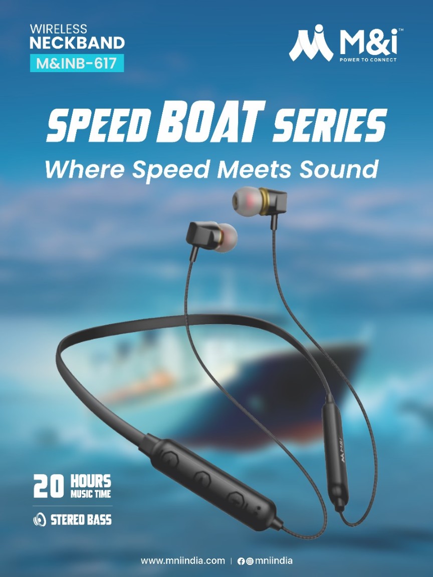 UK-0590  M&i SPEED BOAT  SERIES Neckband (M&INB-617)