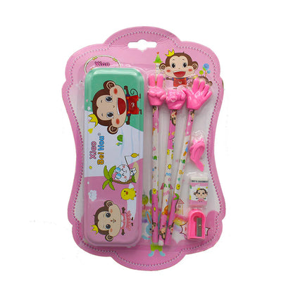 UK-0576 7 in 1 Monkey Stationery Set