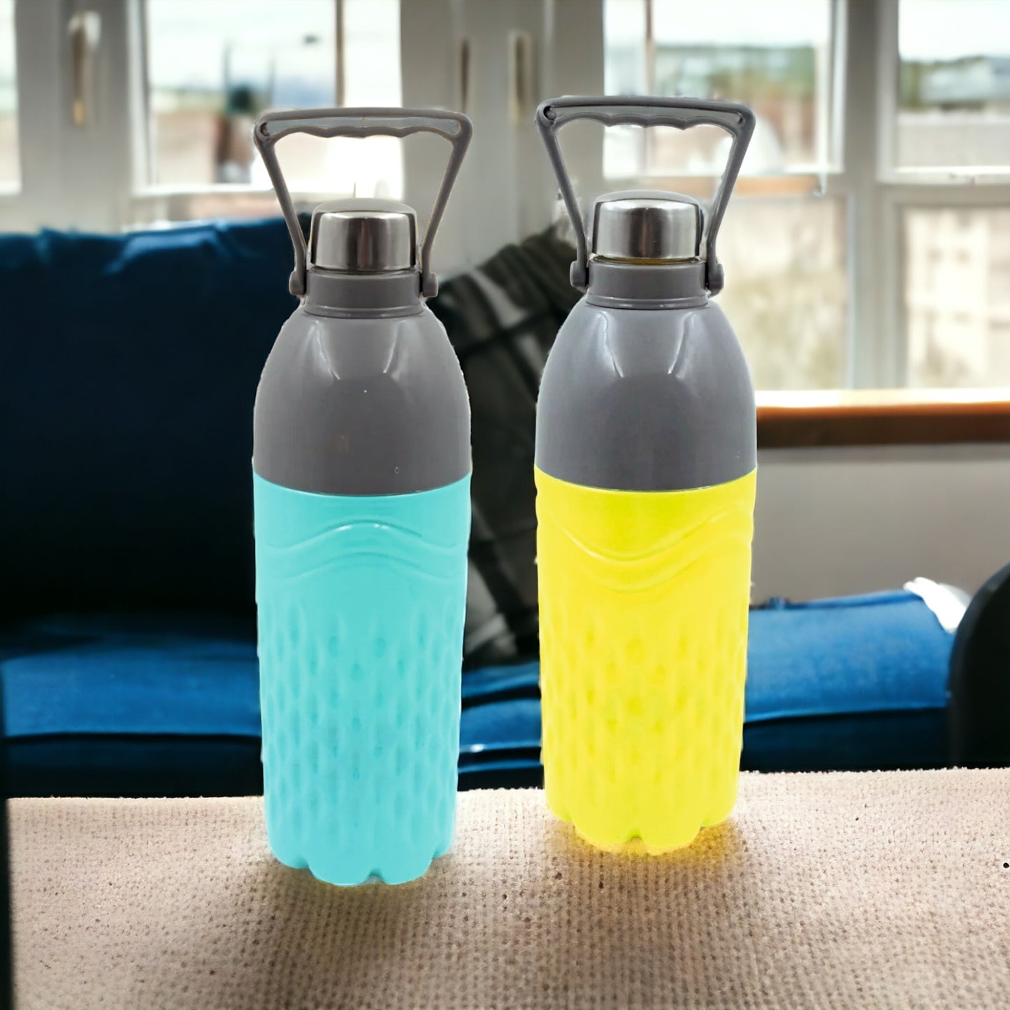 UK-0344 Water Bottle  For Sports Insulated With Handle & High Quality Water Bottle, School, Fridge, Office, Sports, Gym, Yoga (1 Pc Mix Color 1800ml/1400ml)