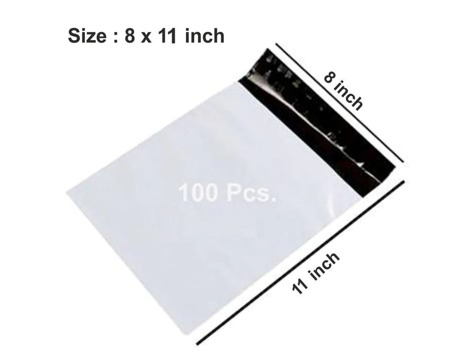 UK-0069 (Size 8x11)Tamper Proof Polybag Pouches Cover for Shipping Packing POD m1