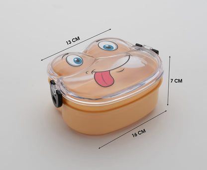 UK-0556 Froggy Fun Lunch Box for Kids with Spoon