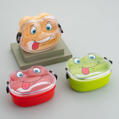 UK-0556 Froggy Fun Lunch Box for Kids with Spoon