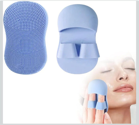 UK-1086 Face Scrubber For Women And Men, Silicone Face Cleansing Brush Face Scrubbers Soft Exfoliators Cleaning Tool, Facial Cleansing Brush For Pimples Blackhead Remover Deep Cleans Skin Care (1Pcs)