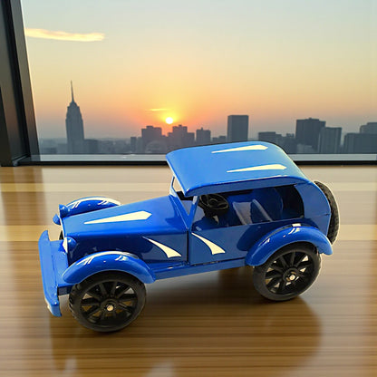 UK-1018 Vintage Metal CAR 10 INCH Big Unbreakable Full Metal Body CAR, Vintage CAR Toy Model Alloy Model Retro CAR Model Toy Vehicle Classic CAR Metal Vintage CAR