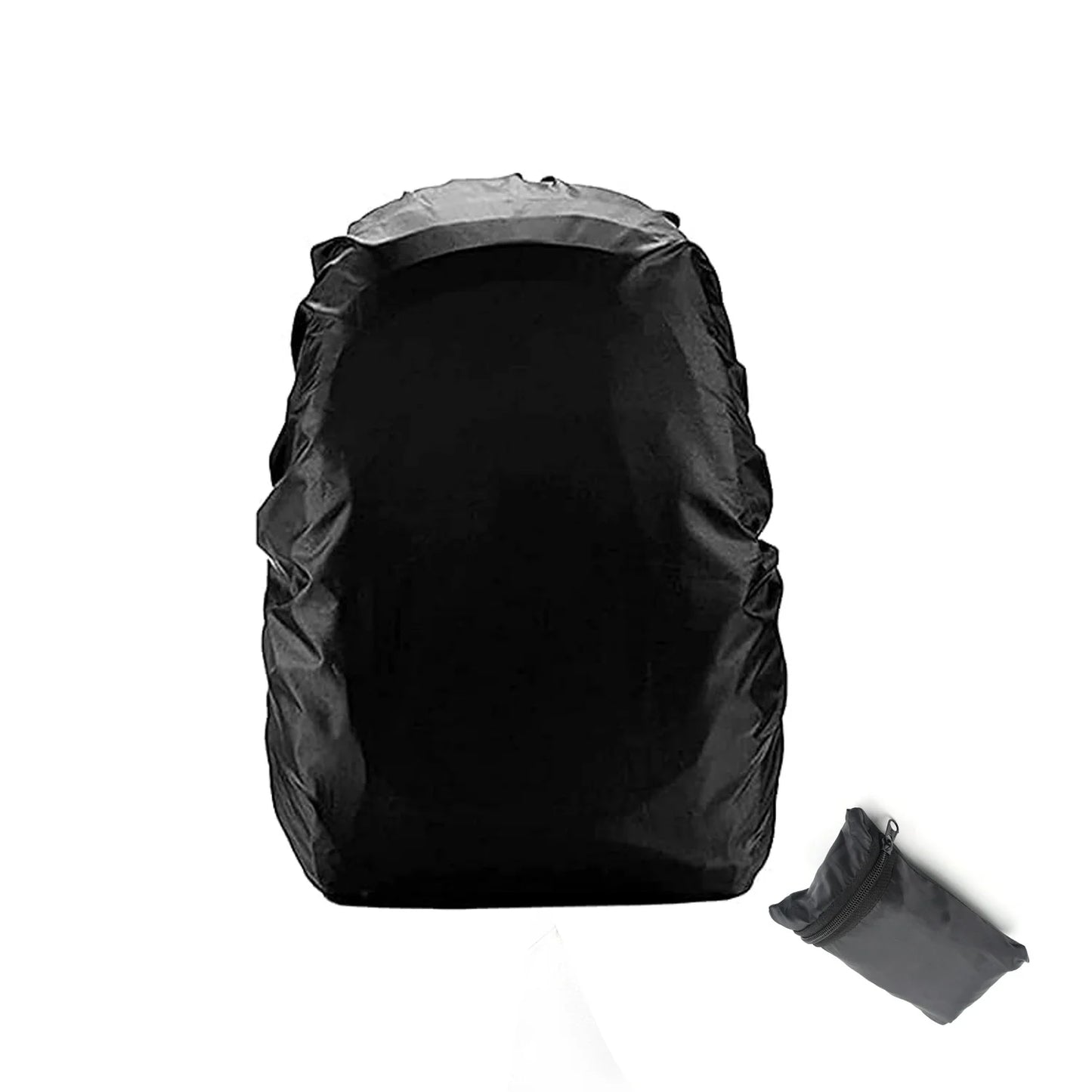 UK-0367 Heavy Waterproof Nylon Rain Cover/Dust Cover - Elastic Adjustable for Laptop Bags and Backpacks, School Bag Waterproof Cover, Dust Proof, Backpack, Laptop Bag Cover