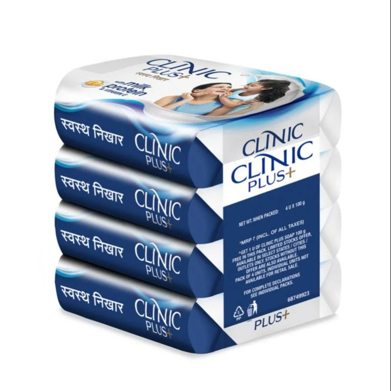 Clinic Plus Shampo With Milk Proteins & Multivitamins for Healthy and Long Hair - Strengthening Shampoo for Hair Growth