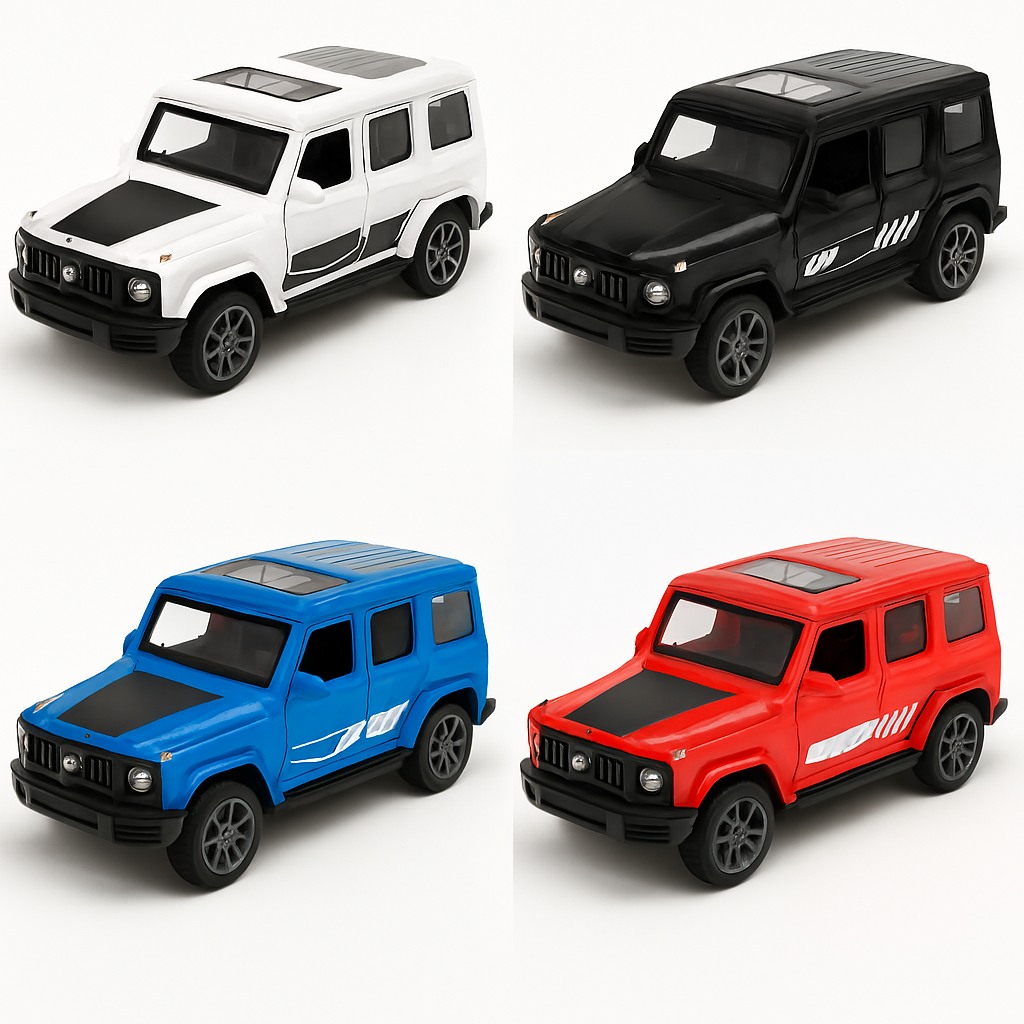 UK-0967 Mercedes G Wagon Car AMG G63 – 1:32 Scale Alloy Pull-Back G-Wagon Car Model, Off-Road Vehicle Toy for Kids & Collectors, Gift for Boys & Enthusiasts