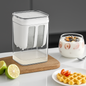UK-0950 Yogurt Strainer, 1100ml Multi Yoghurt Maker Strainer with Fine Mesh Bag & Lid for Thick Greek Yogurt, Soybean Milk, Kefir, Berries, Soup, Fruit Juice, Coffee