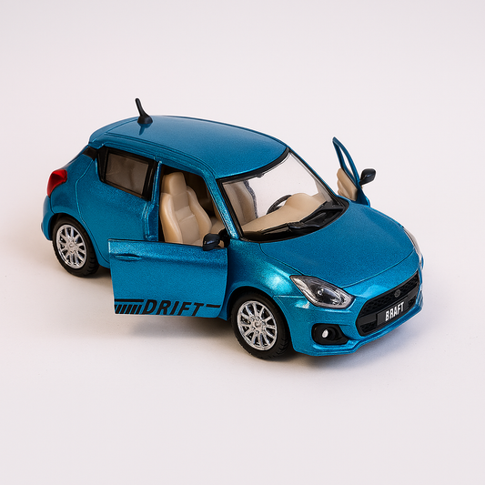 UK-0956 Drift Car Front Doors Openable Pull Back Action Toy Car