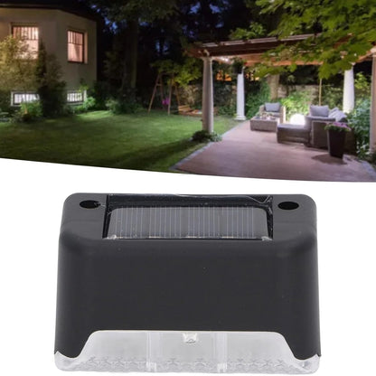 UK-0276 Solar Step Lights Outdoor 4 Pack, Solar Fence Lights Deck Lights