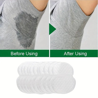 UK-0105 Underarm Sweat Pads, Disposable Armpit Sweat Absorbing Guards, Dress Sweat Perspiration Pads Shield, Absorbent Deodorant Pad(Pack of 10)