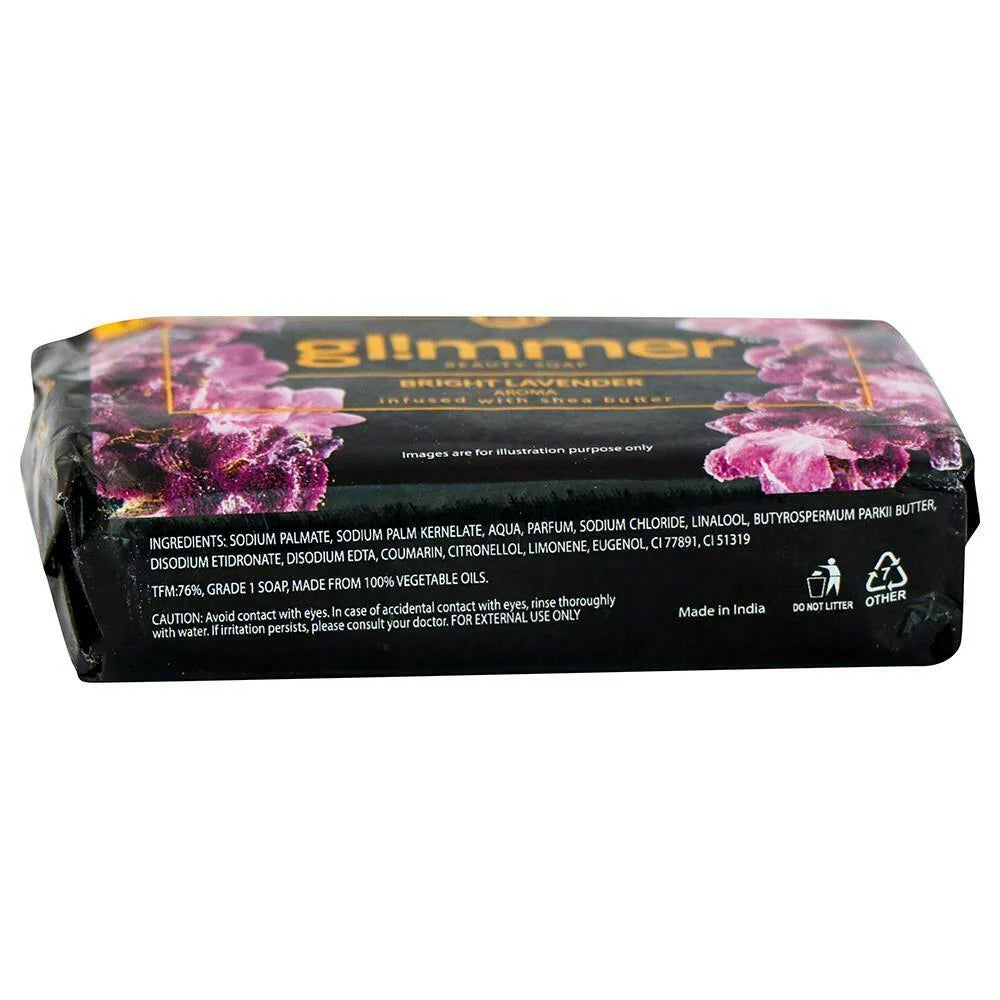 UK-0474 Glimmer Bright Lavender Soap 100 g 5pc