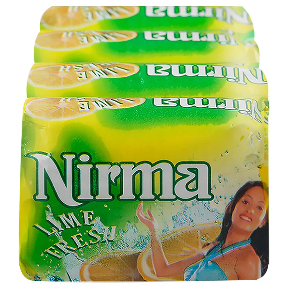 UK-0472 Nirma lime fresh bathing soap (125g 3+1free)