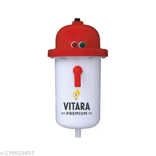 VITARA CORPORATION 1L instant portable water heater/geyser (Fitted with MCB) Instant Running Water Heater ABS Plastic, Auto Cut Off and Manual Reset, Inlet and Outlet Thread