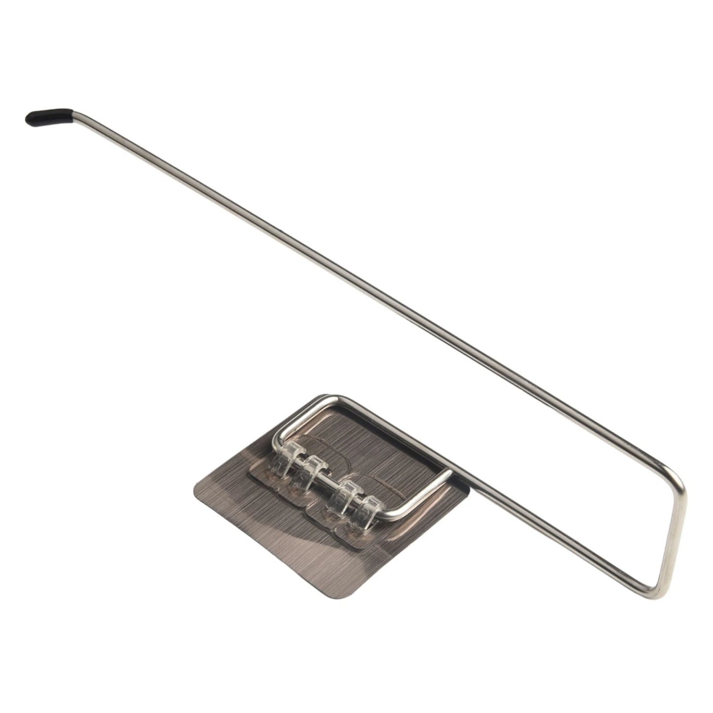 UK-1064 Stainless Steel Self Adhesive Napkin Wall Mount Towel Hanging Holder with Magic Adhesive Pad Kitchen Paper Tissue Paper Stand Towel Bar Hanger for Kitchen and Washbasin Tissue towel holder